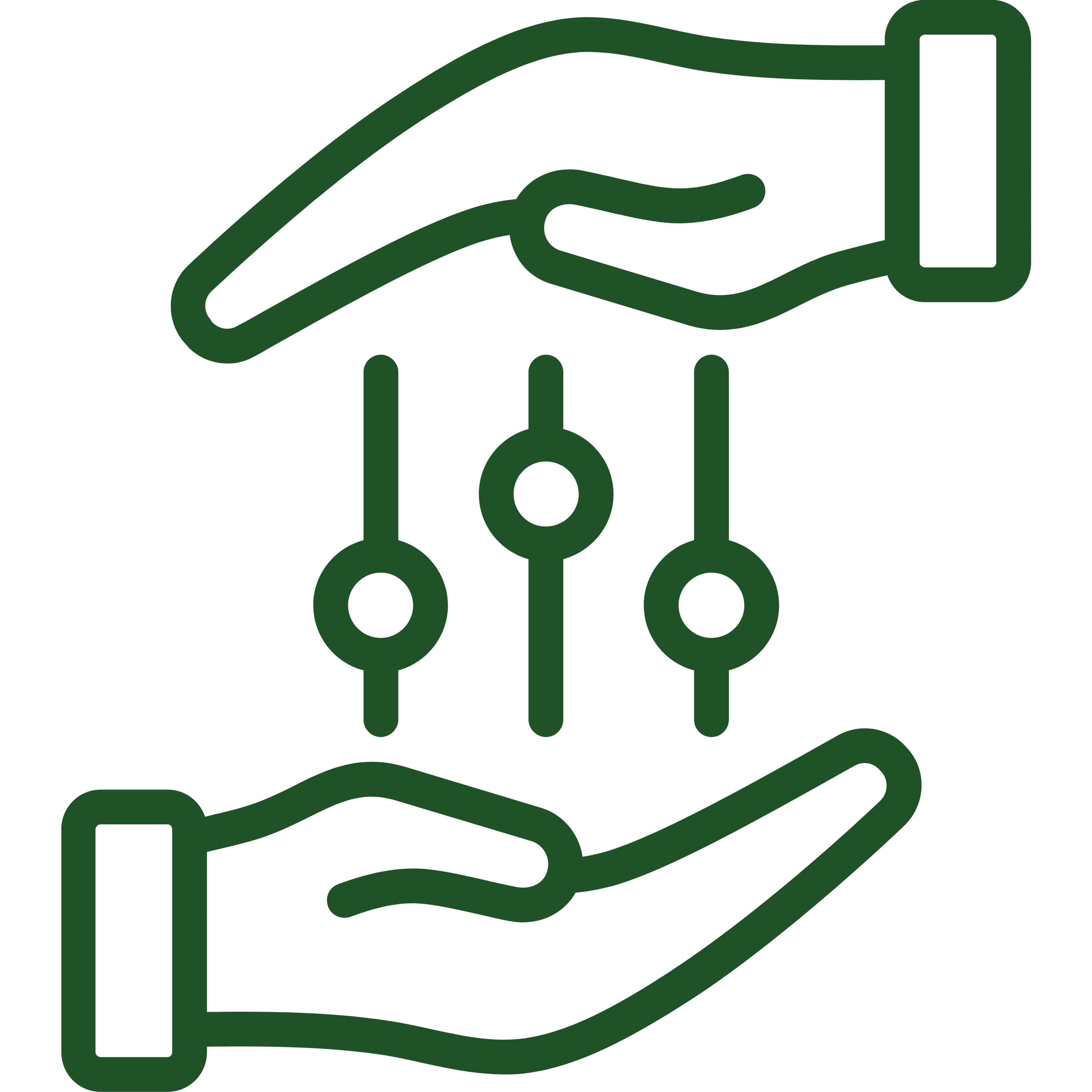 Renewable-powered hydrogen icon